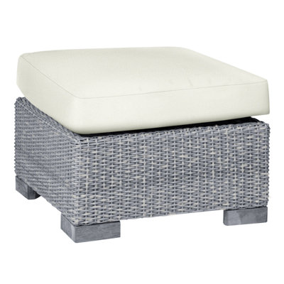 Club Outdoor Ottoman with Cushion