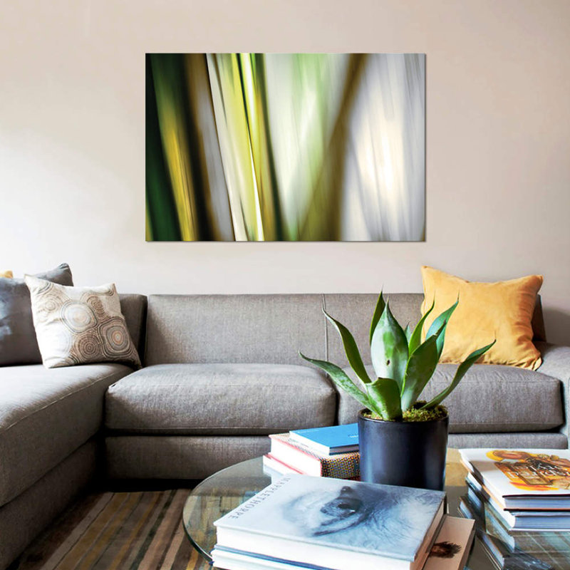 « organic ii », impression sur toile, H 26 po x l 40 po x P 1,5 po, Pas de tapis, Toile tendue