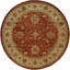 Wool Oriental Area Rug in Red/Beige-393419107