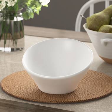 13 Salad Bowl, 4 1/8 Deep, Passion White, Melamine 