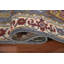 Tapis de couloir bleu en laine 2x10