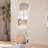 3-in-1 Rotating Floor Jewellery Mirror Cabinet with Storage Shelves-1570658802