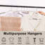 Cintres Meaha, cintres en plastique, antidérapant, peu encombrant, crochet pivotant-962203746-962203745