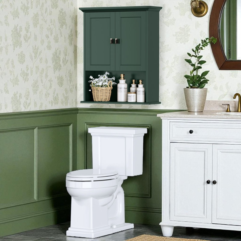Winland Bathroom Cabinet, Forest Green
