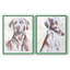 «Sitting Dog I», reproduction encadrée de qualité supérieure - prête à être accrochée - aucun clou requis - aucun clou requis-52021857-52021858