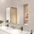 Leyat Modern Rectangle Metal Frame Wall Mirror for Bathroom-620886167-620886163