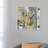 Seated Figures In Urban Landscape II by Pamela Staker - Painting on Canvas-1025733154-948102057
