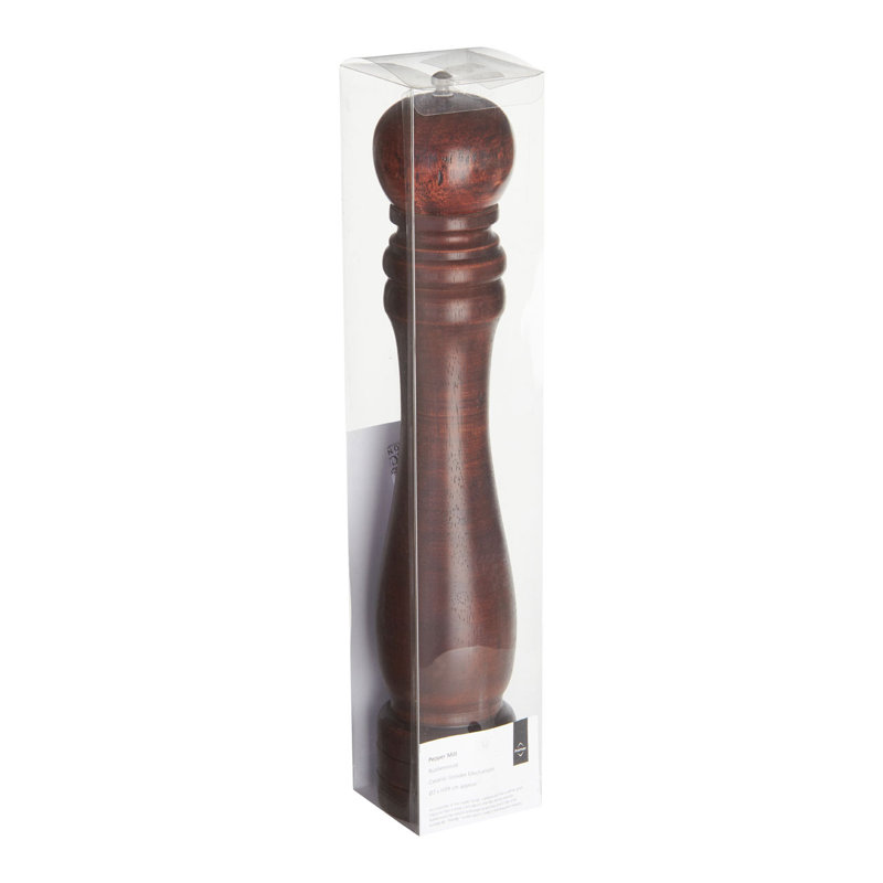 Brand Wood Pepper Mill, 39cm H x 7cm W x 7cm D