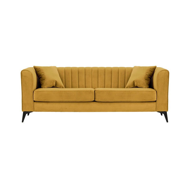 Margo 4 Seater Sofa, 3, Yellow