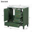 Ensemble de meuble-lavabo moderne avec lavabo 30 po, meuble-lavabo moderne avec porte à fermeture douce et 3 tiroirs, structure en bois massif-125515226