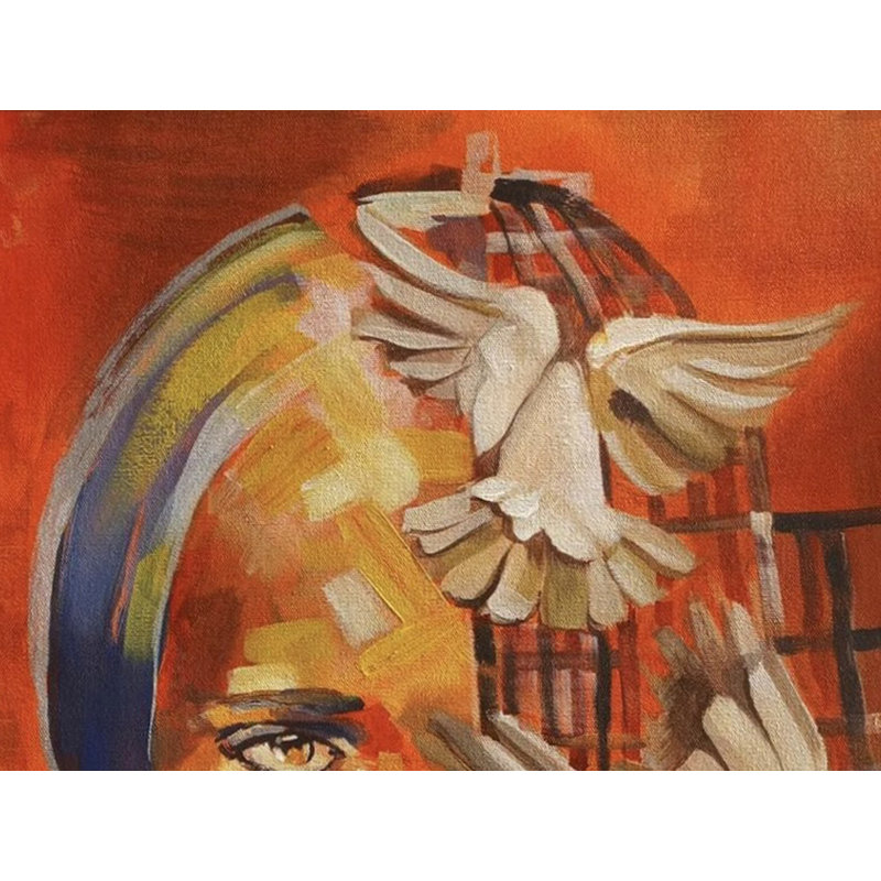 Peinture de l'éveil | Couleur acrylique | Ojasvi Singh | Pour la décoration murale