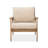 Weslyn Solid Wood Patio Lounge Chair