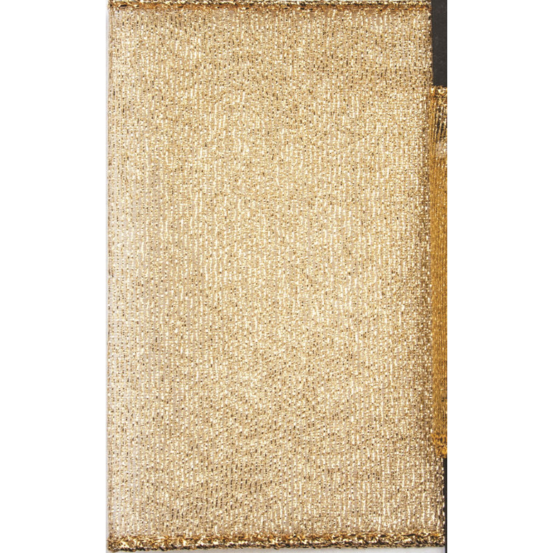 Fabric Ribbon, Gold, 4" H x 6" W x 6" D