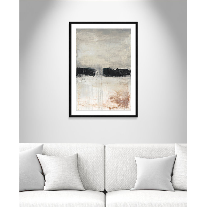 «Autumn in the Dark Forest» par - Print, Cadre noir, H 35,5 po x l 25,5 po x P 0,75 po