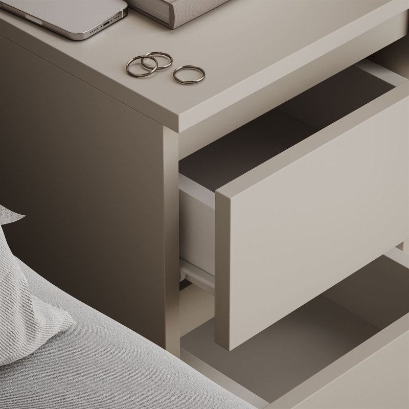 30 cm W Bedside Table, Cashmere