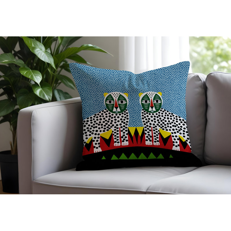 Coussin Folksy, 16 x 16