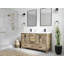 Ensemble de meuble-lavabo double 60 po Malibu-76042323-76042327