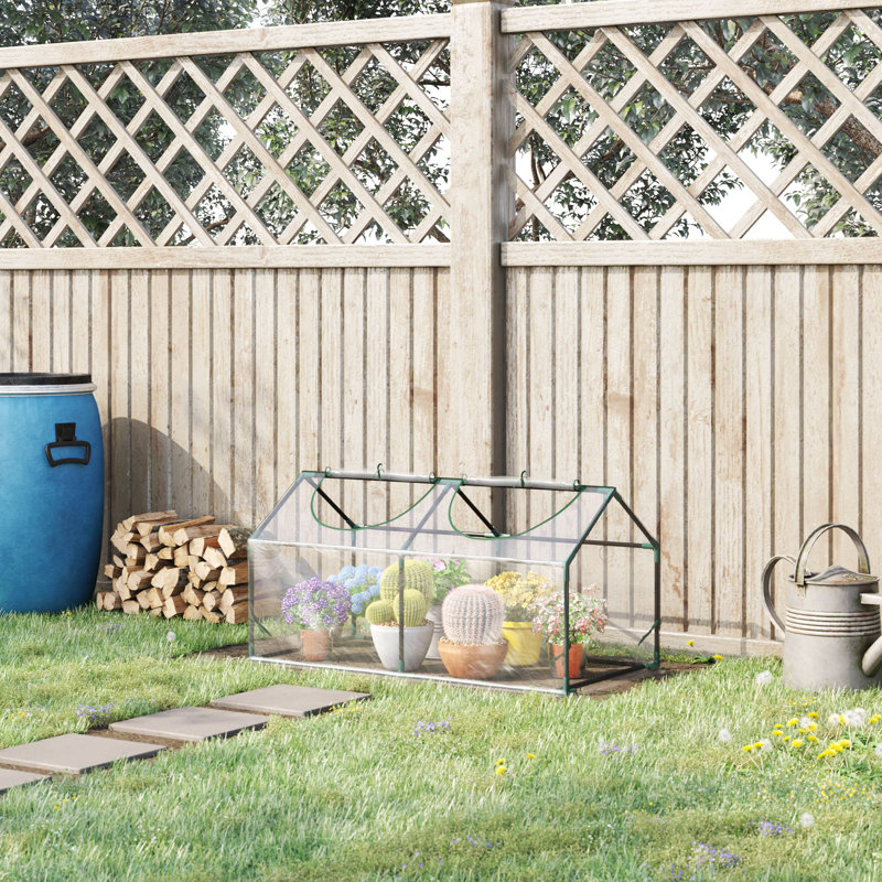 Ahyan Mini Greenhouse Small Plant Grow House, Grey