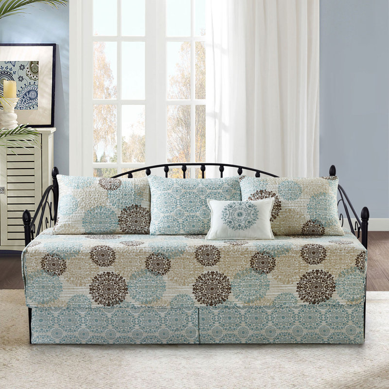 6 Piece Marina Medallion Daybed Bedspread Set