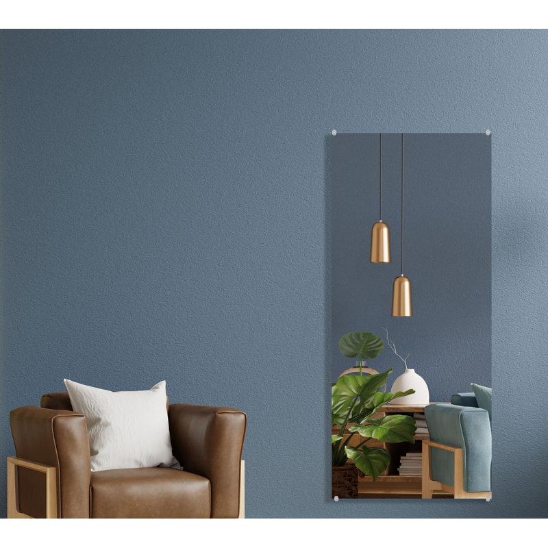 Zarrea Flat Wall Mirror, 25" x 52"