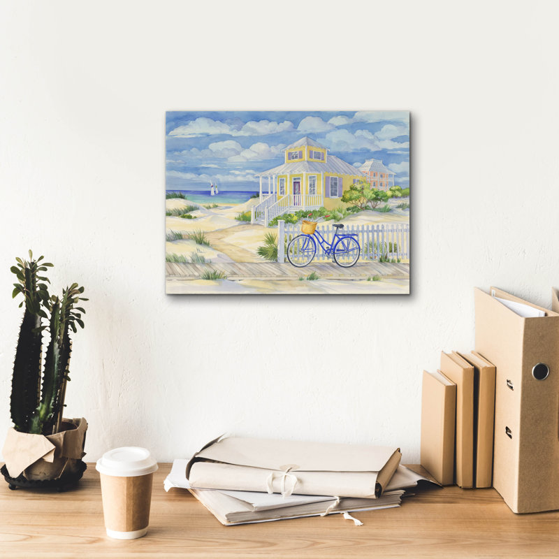 «Beach Cruiser I» par Paul Brent, H 12 po x l 16 po x P 0,75 po