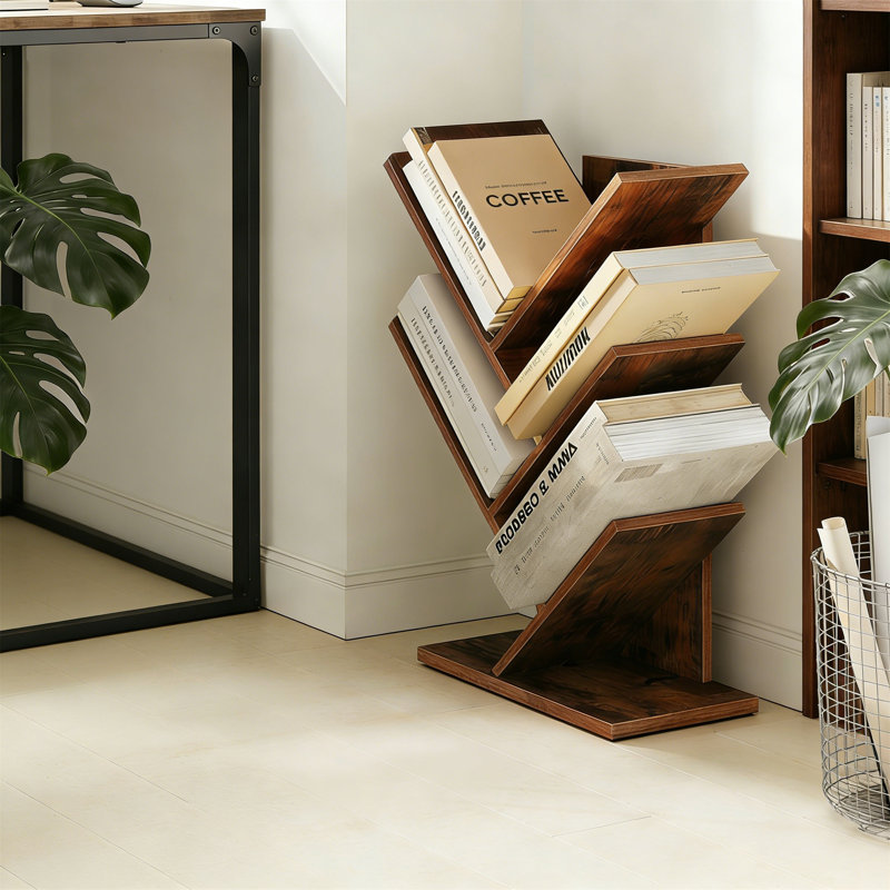 51cm H x 30cm W Standard Bookcase, Brown