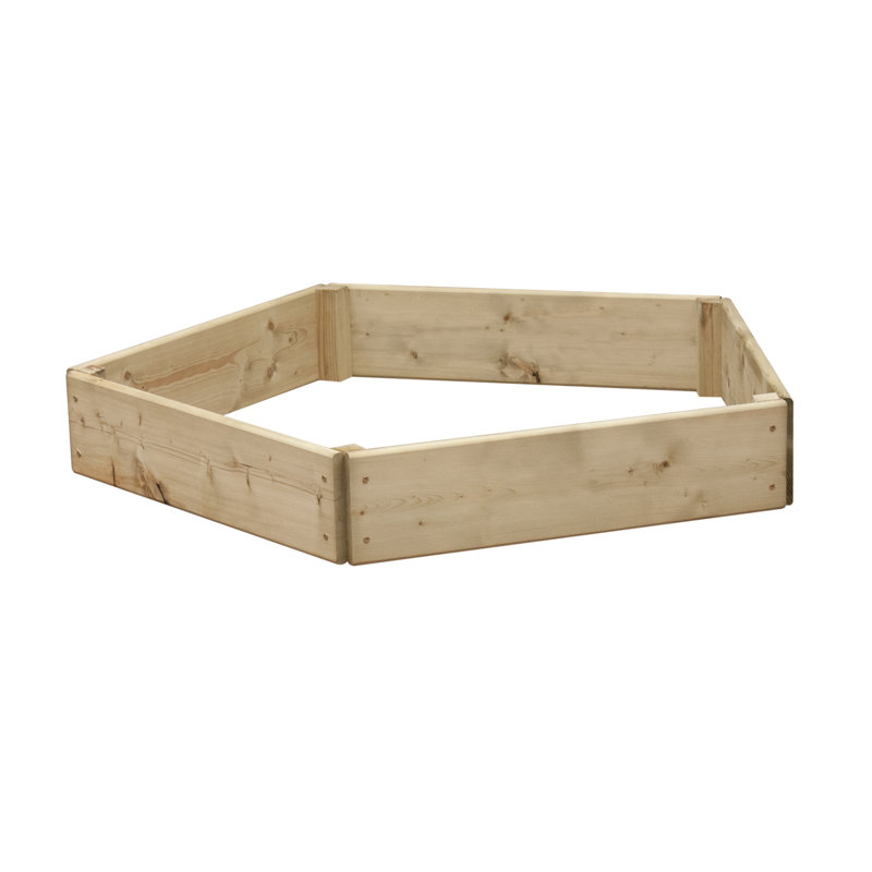 Pentagonal Raised Bed 15cm High, 60cm each Side