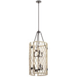 Brendley 6 - Light Dimmable Drum Chandelier