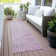 Machine Washable Indoor/Outdoor Xhevrie Blush Rug