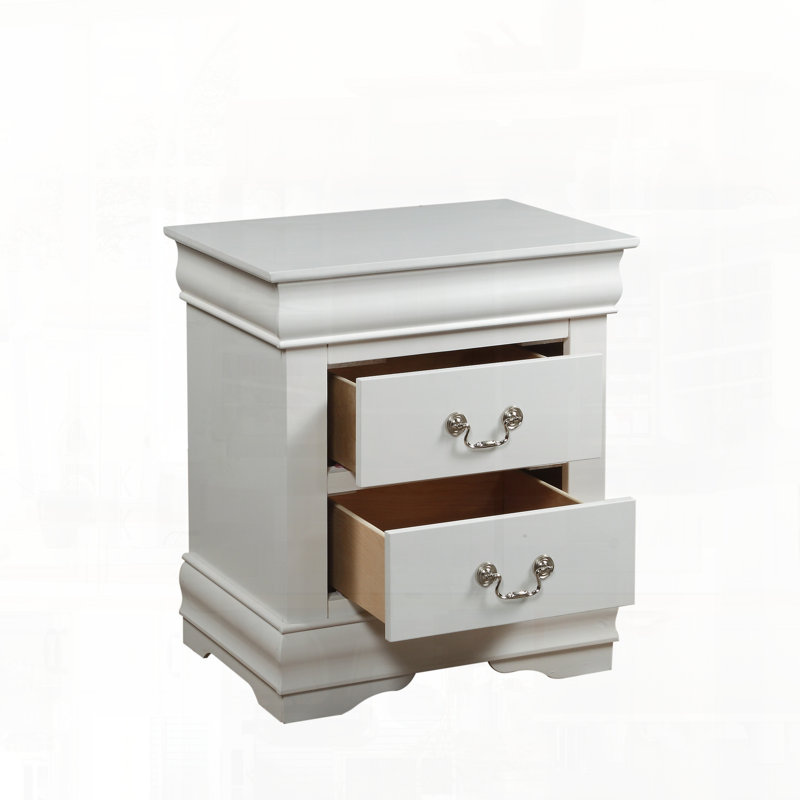 Louis Philippe Style 2PCS Bedroom Set, White
