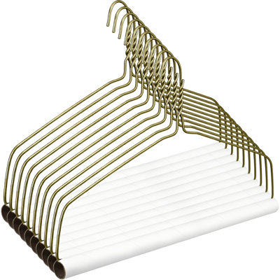 Grands cintres pour nappes, couvertures, rideaux, supports en fil de fer robuste pour articles volumineux, rembourrage en mousse antidérapant