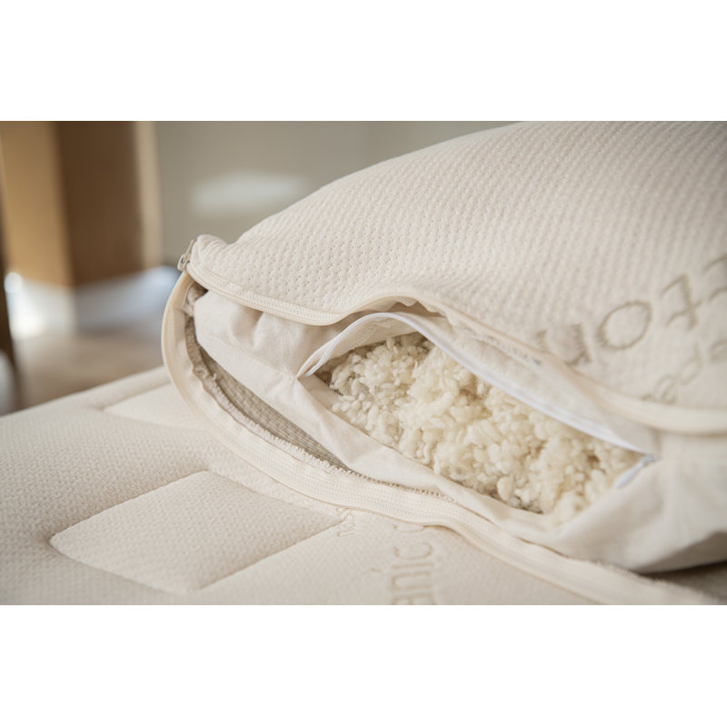 Organic Wool Pillow, King