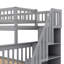 Lit superposé avec lit gigogne et escalier-391908181-391908520