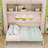Full Murphy Bed with Cabinets