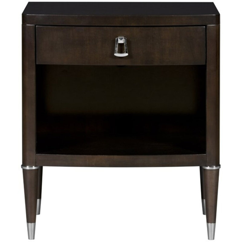 Lillet 1 - Drawer Solid Wood Nightstand