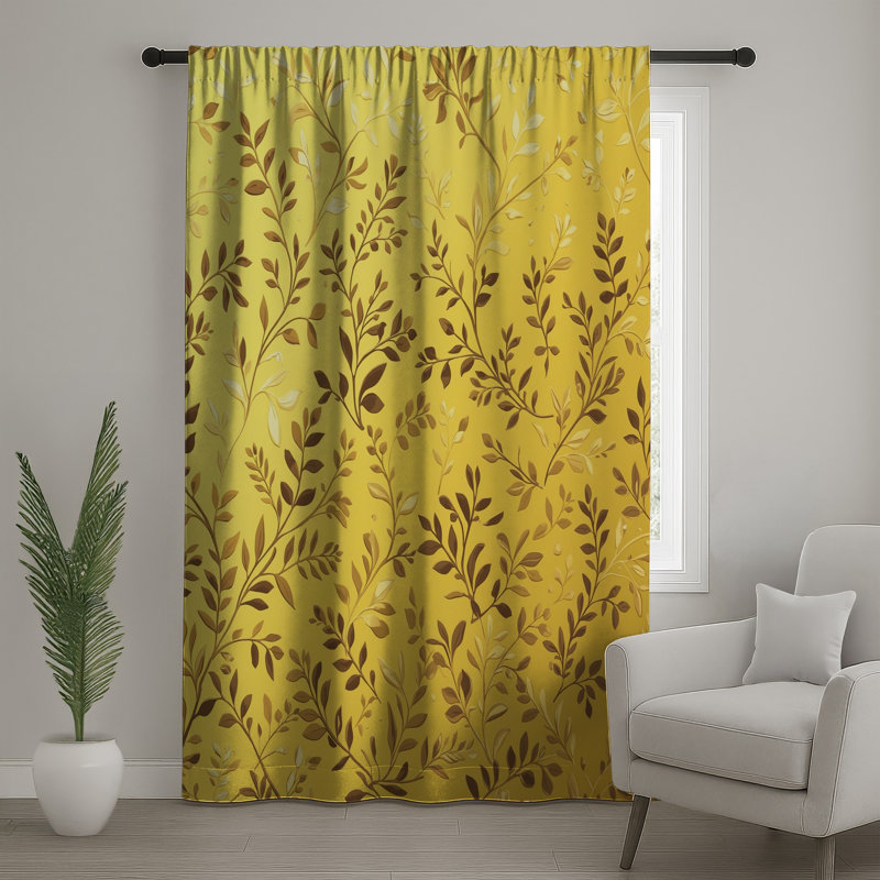 Rideaux de fenêtre Golden, 50 po x 92 po - 1 panneau, Sheer