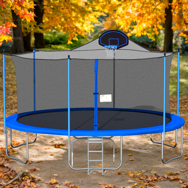 VAMOP Backyard Trampoline with Safety Enclosure