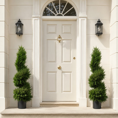 120cm Faux Cypress Topiary in Pot Liner