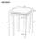Sparsh Glass Top End Table
