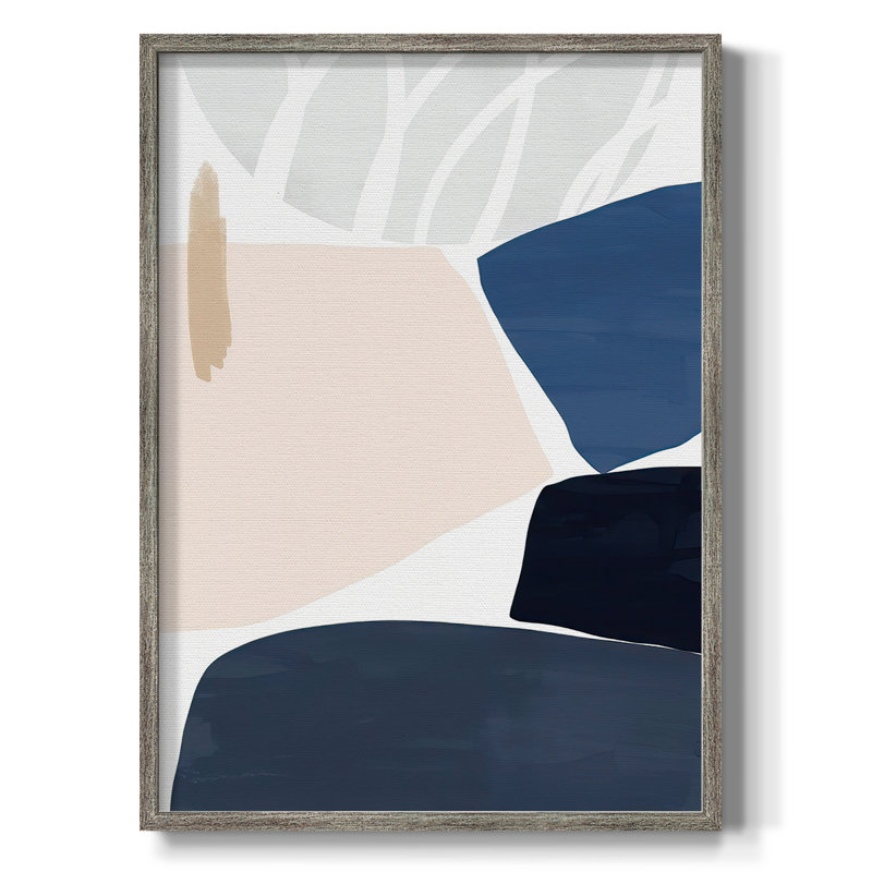 DenimAndSandII Framed Print - Solid Wood, 11" H x 9" W