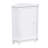 Bathroom Cabinet Triangle Corner Storage Cabinet With Adjustable Shelf Modern Style MDF Board