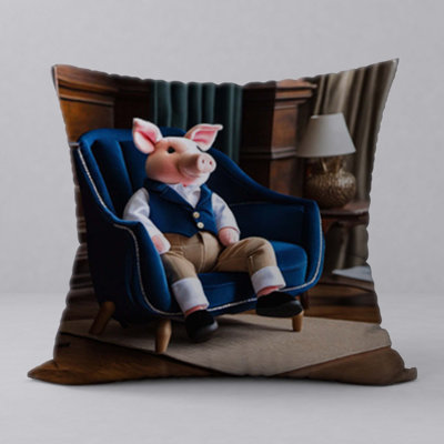 Polyester Throw Square Pillow Cover & Insert