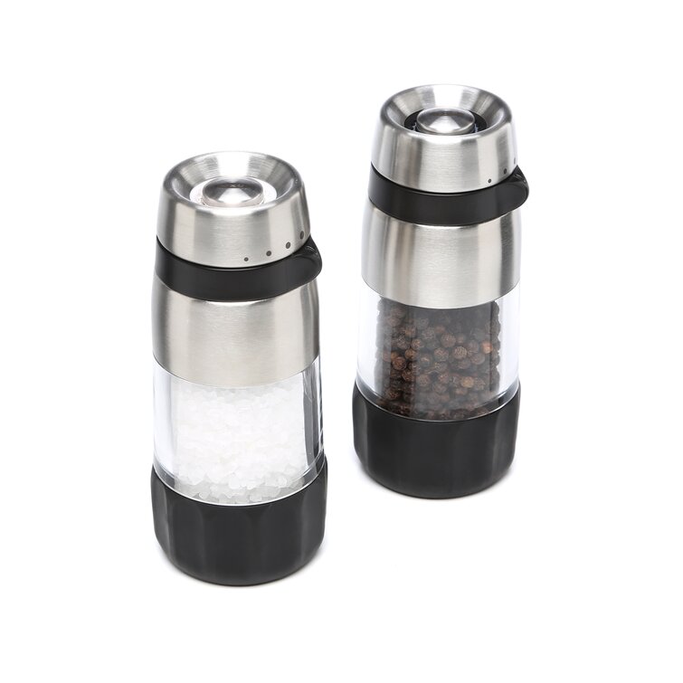  OXO Good Grips Salt and Pepper Grinder Set, Stainless