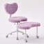 Fauteuil de méditation artificiel en poils de lapin plus, fauteuil à pattes croisées avec roulettes, fauteuil TDAH, fauteuil de bureau Criss-1705847753