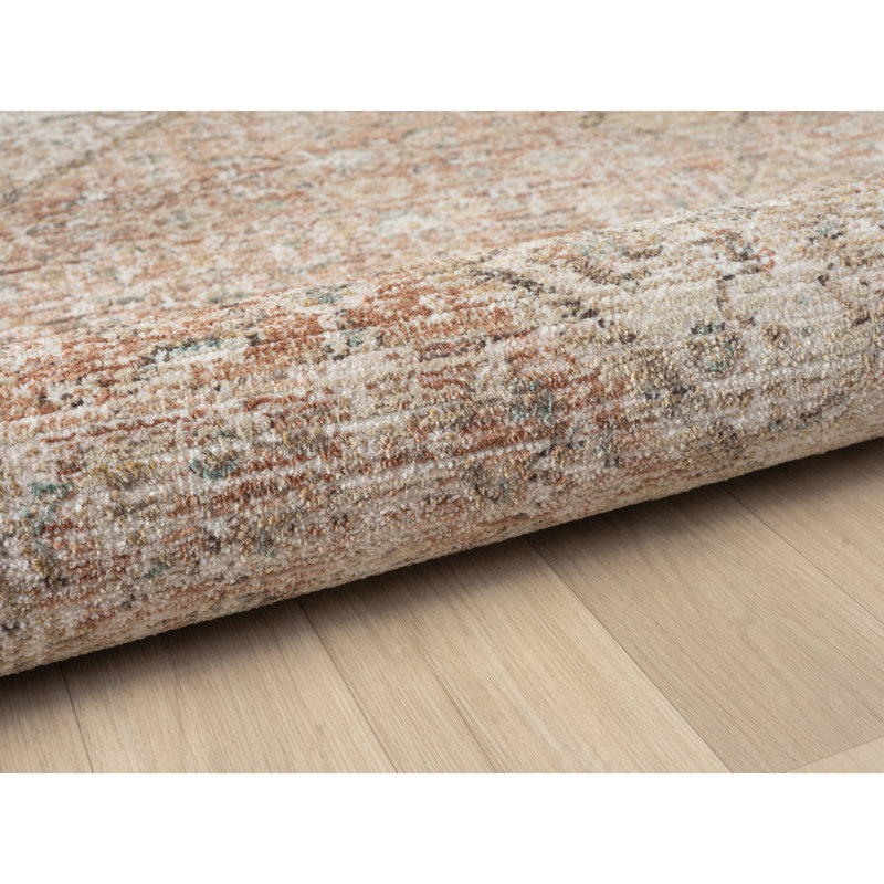 Tapis d'intérieur en polyester tissé à la machine Tomoya, 2 pi 2 po x 7 pi 7 po