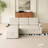 Convertible Sleeper Combo Sofa, Convertible Sofa Bed Polyester Pullout Bed With Storage Recliner And Cup Holder For Living Room, Tight Spaces-1247701233