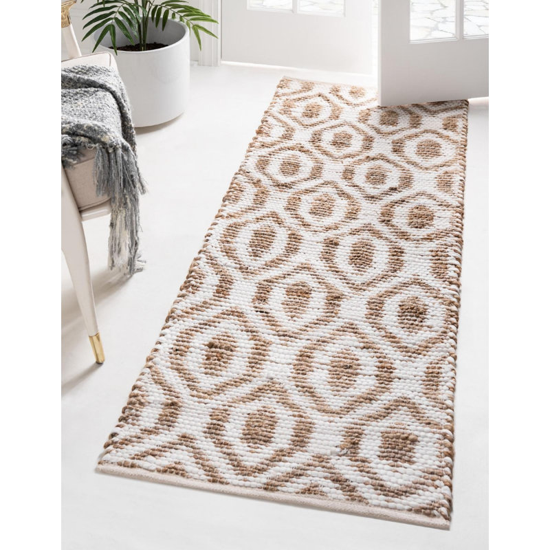 Egge Cotton Geometric Indoor Rug, Rectangle 5' x 8'