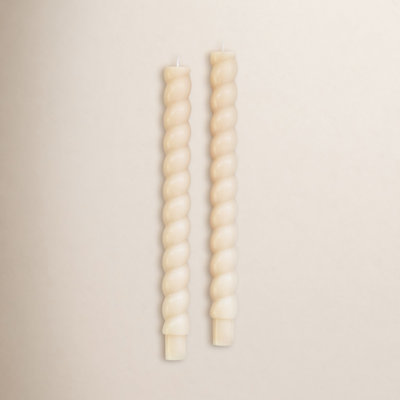 Unscented Twisted Taper Candle
