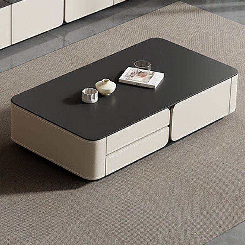 Table basse Rock Slab, H 13,78 po x L 51,18 po x l 27,56 po