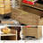 Nightstand with Storage, Rattan Boho Bedside Table with Drawer-1907361074